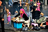 Tents serving all kinds of local cuisine in Malioboro street Yogyakarta. 